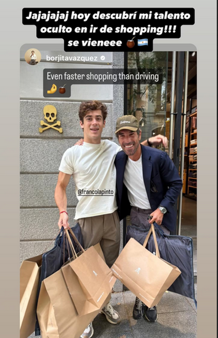 Franco Colapinto with Borja Vázquez in Spain. Franco Colapinto with Borja Vázquez in Spain.