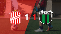 san martin (t) y nueva chicago se reparten los puntos y empatan 1-1