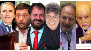 ámbito.com | Ricardo Merlo, Alberto Becchi, Eugenio Sangregorio, Piero De Benedictis, Damián Loreti y Rodolfo Barra.