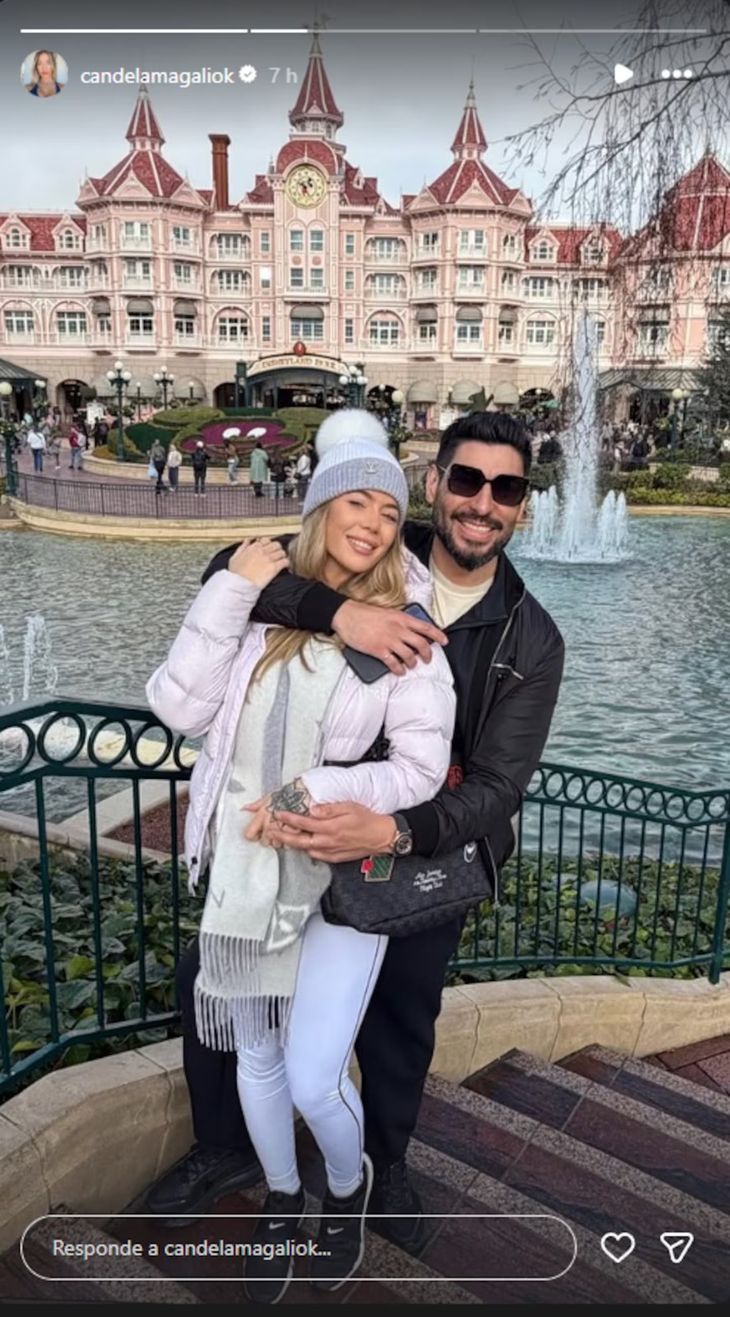 El posteo junto a Moyano.