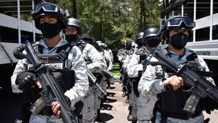 Efectivos de la Guardia Nacional de México.&nbsp;