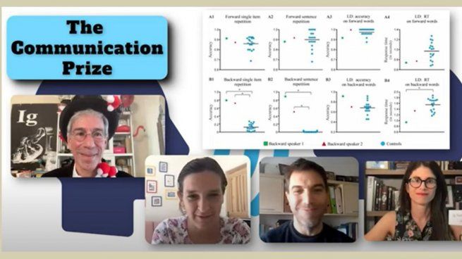 Los argentinos durante la presentación de los premios que pretenden celebrar lo inusual.