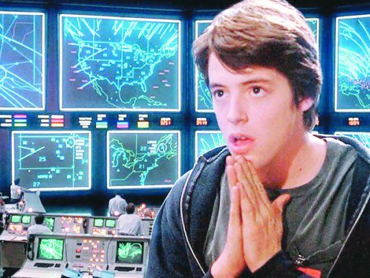 Juegos de guerra. El film de 1983, con Matthew Broderick como un provocador de la Tercera Guerra Mundial.