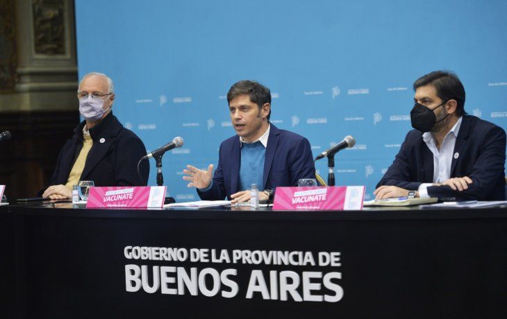 Gollan, Kicillof y Bianco.&nbsp;