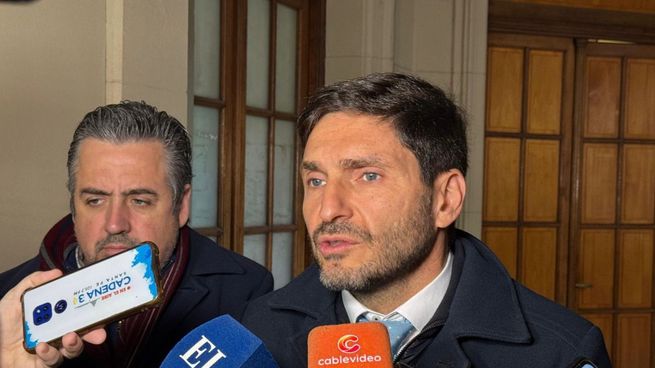 El gobernador de Santa Fe, Maximiliano Pullaro.