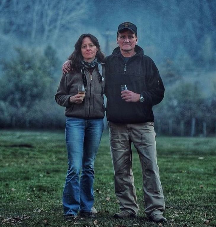 Lila Tognetti and Néstor Serenelli, creators of the alazana. Lila Tognetti and Néstor Serenelli, creators of the alazana.