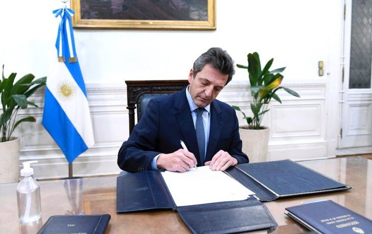El titular de la Cámara de Diputados Sergio Massa celebró el acuerdo por la reestructuración de la deuda. 