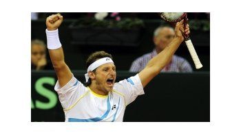 En la final de 2011, Nalbandian ganó en el dobles junto a Eduardo Schwank.