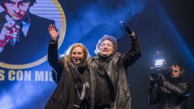 Karina Milei encabezó la presentación del La Libertad Avanza en la Ciudad de Buenos Aires.