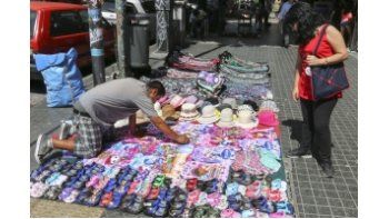 La venta ilegal callejera creció 9,3% en la Ciudad