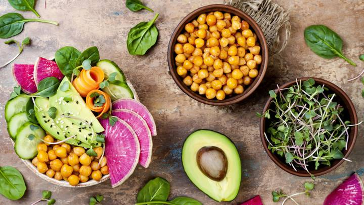 A vegan diet includes fruits, vegetables and a wide variety of legumes. A vegan diet includes fruits, vegetables and a wide variety of legumes.