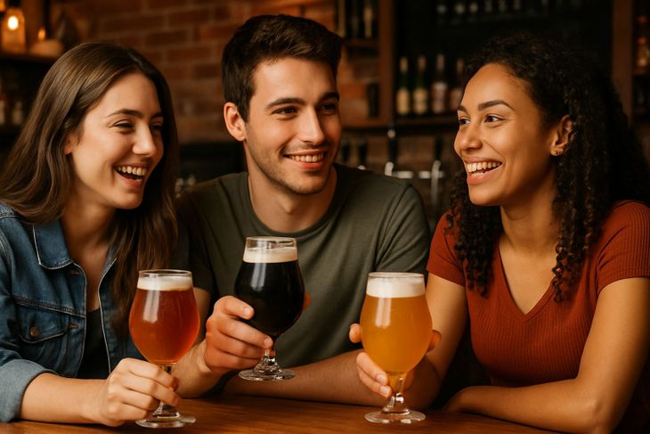 La mayoría del consumo de cervezas artesanales se realiza en los bares o pub La mayoría del consumo de cervezas artesanales se realiza en los bares o pub