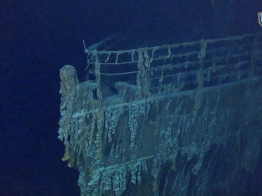 El naufragio del barco se hundió en 1912.