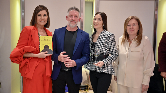 Liliana Parodi, Luis Novaresio, Cristina Pérez y Marisa Koifman.