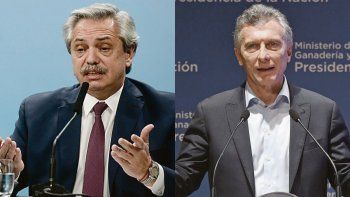Alberto Fernández y Mauricio Macri.&nbsp;