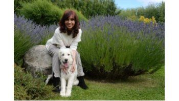 Cristina de Kirchner junto a Simón en El Calafate.