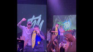 Leandro Paredes se subió a un escenario en Miami y los hinchas de Boca le dedicaron una canción sugestiva