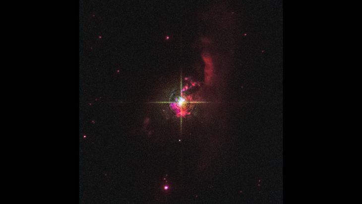 Image of HM Sagittae (HM Sge) taken by the Hubble Telescope.