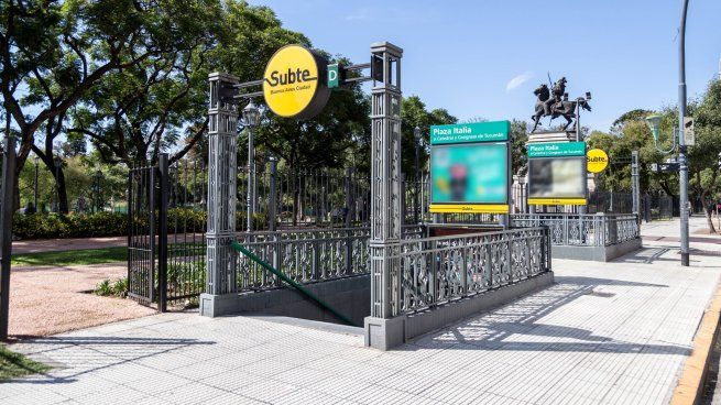 La estación Plaza Italia cerrará este lunes por tres meses. Habrá mejoras en pisos, luces, señalización, accesibilidad y restauración de murales.
