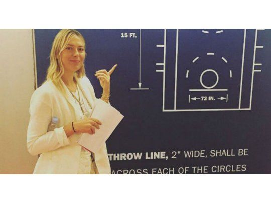 Sharapova podría sumarse a la directiva de la NBA.