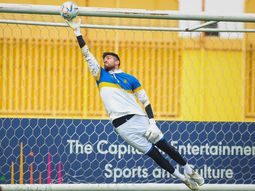 Rossi tuvo su primera práctica en el Al Nassr, equipo en el que jugará hasta junio.