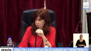 Cristina de Kirchner.&nbsp;
