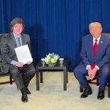 El presidente Javier Milei, junto al mandatario de EEUU, Donald Trump. El presidente Javier Milei, junto al mandatario de EEUU, Donald Trump.