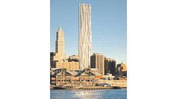 El imponente edificio de departamentos conocido como Torre Beekman cambió sustancialmente tras la intervención del célebre arquitecto Frank Gehry, que a los 82 años realizó su primera obra de envergadura en Nueva York.