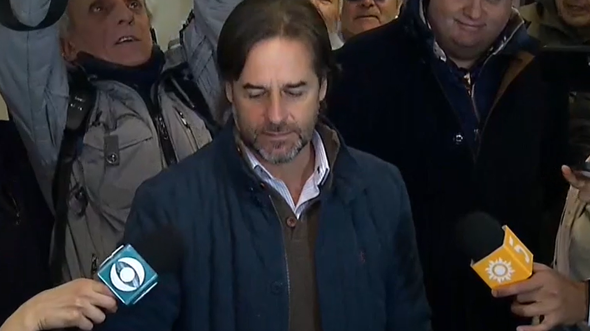 Voting is always very nice, expressed Luis Lacalle Pou when casting his vote
