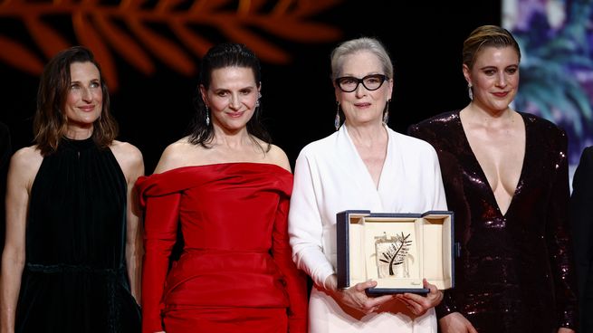 Meryl Streep recibió la Palma de Oro Honorífica en Cannes.