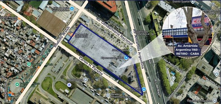 El de Retiro está en una zona dinámica de este barrio (Foto: AABE) El de Retiro está en una zona dinámica de este barrio (Foto: AABE)