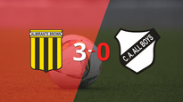 almirante brown fue imparable y goleo 3 a 0