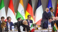 En la cumbre estuvieron presentes la mandataria Giorgia Meloni (Italia) y Narendra Modi (India), entre otros.