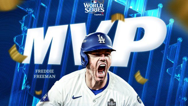 Freddie Freeman es el MVP de la Serie Mundial! Sumó un récord y solo lo poncharon una vez.