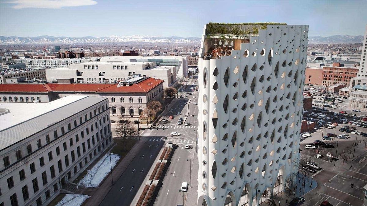 265 luxury rooms and a bar with panoramic views: what the eccentric sustainable hotel that functions as the lung of the city is like