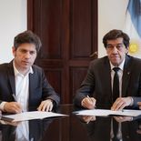 Axel Kicillof y Carlos Sadir se reunieron en Jujuy.