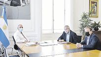 Educación. El jefe de Gabinete recibió en su despacho de la Casa Rosada a Jaime Perczyk, ministro de Educación de la Nación.
