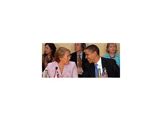 Obama y Bachelet ya mantuvieron un primer encuentro durante la Cumbre de las Américas en Trinidad y Tobago.