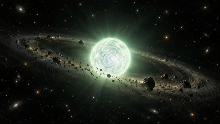 Una estrella verde captó la atención de los investigadores del universo. Una estrella verde captó la atención de los investigadores del universo.