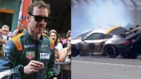 Michael Fassbender estrelló su Porche en las 24 horas de Le Mans