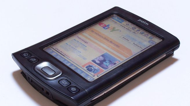 Palm Pilot, dispositivo innovador de la empresa en su época dorada.