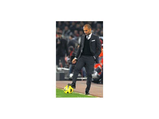 El entrenador de Barcelona, Josep Guardiola.