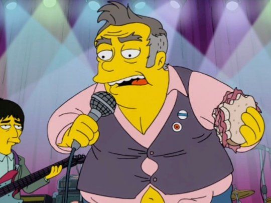 El manager de Morrissey se enojó con Los Simpson por un personaje basado en el cantante.