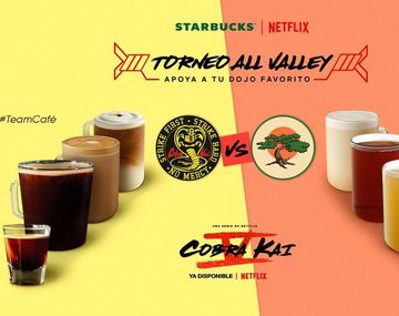 Starbucks lanza un torneo de bebidas inspirado en Cobra Kai