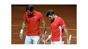 Federer y Wawrinka no pudieron torcer la historia y perdieron ante EEUU.