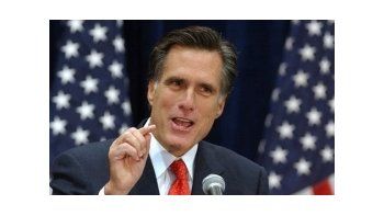 El candidato a presidente, Mitt Romney.