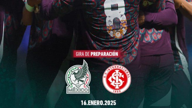 La Selección Mexicana jugará este jueves 16 de enero su primer partido de la gira por Sudamérica ante Inter de Porto Alegre.