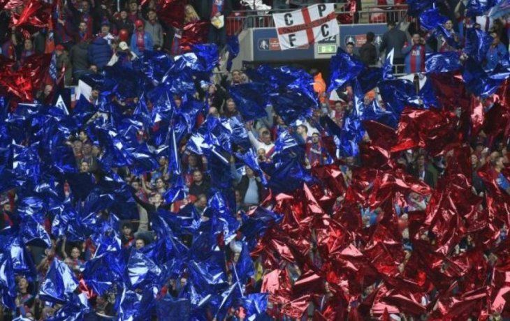 La hinchada del Crystal Palace