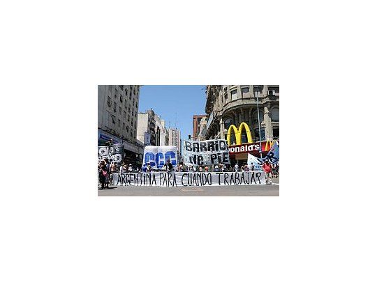 La Corriente Clasista y Combativa, una de las promotoras de los piquetes.
