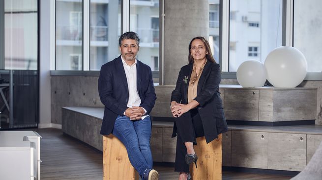 Papon Ricciarelli, líder de DON, junto a María José Ezquerra, CEO de Havas Argentina.